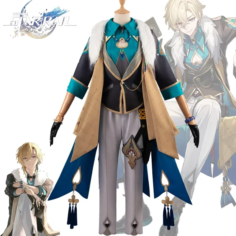 SN66 Aventurine Cospaly Costumes Game Honkai Star Rail Cos Wig Shoes Role Play Suites Interastral Peace Halloween Uniform forW&M
SN66 Aventurine Cospaly Costumes Game Honkai Star Rail Cos Wig Shoes Role Play Suites Interastral Peace Halloween Uniform forW&M