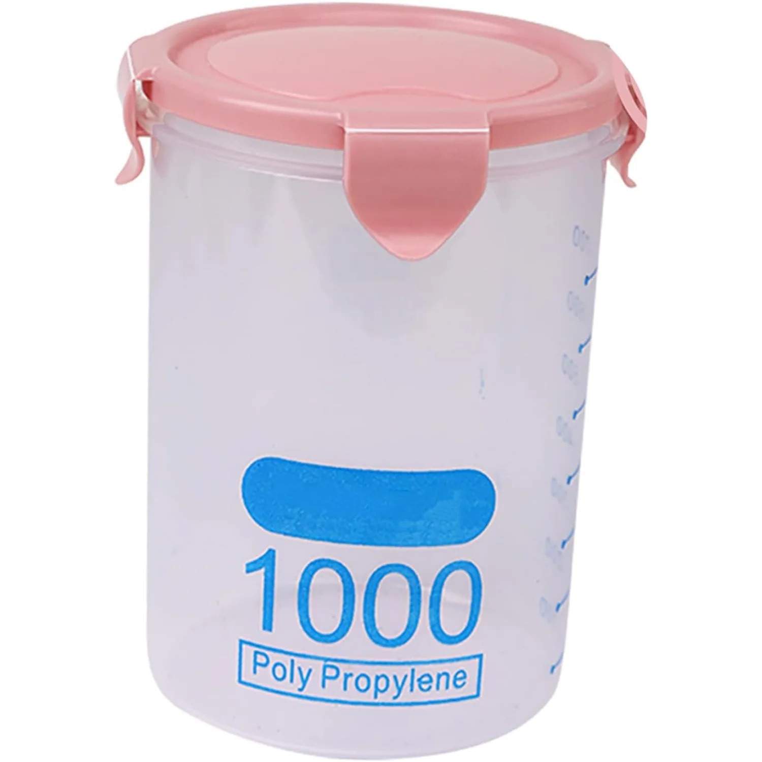 Airtight Plastic Food Container with Easy Lock , for Cereal Flour Sugar Baking Supplies Pantry Organization, Stackable, 1000ml
Airtight Plastic Food Container with Easy Lock , for Cereal Flour Sugar Baking Supplies Pantry Organization, Stackable, 1000ml