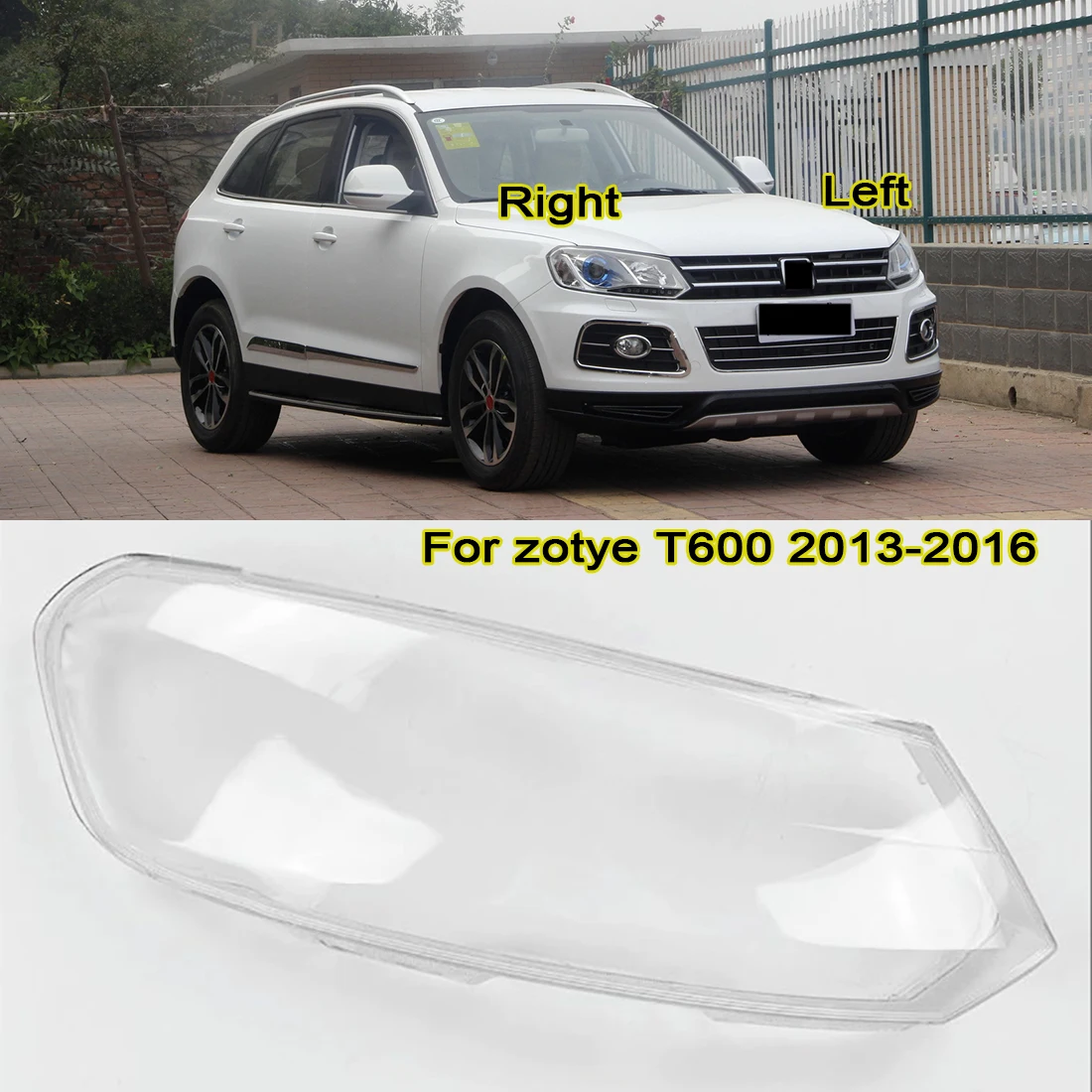 For Zotye t600 2013 2014 2015 2016 Headlamp Cover Transparent Lampshade Headlight Shell Mask Lens Plexiglass Replacement
For Zotye t600 2013 2014 2015 2016 Headlamp Cover Transparent Lampshade Headlight Shell Mask Lens Plexiglass Replacement