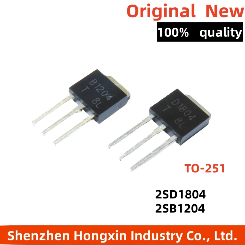 10 pieces 2SD1804 2SB1204 D1804 B1204 Direct insertion TO-251 paired transistor
10 pieces 2SD1804 2SB1204 D1804 B1204 Direct insertion TO-251 paired transistor