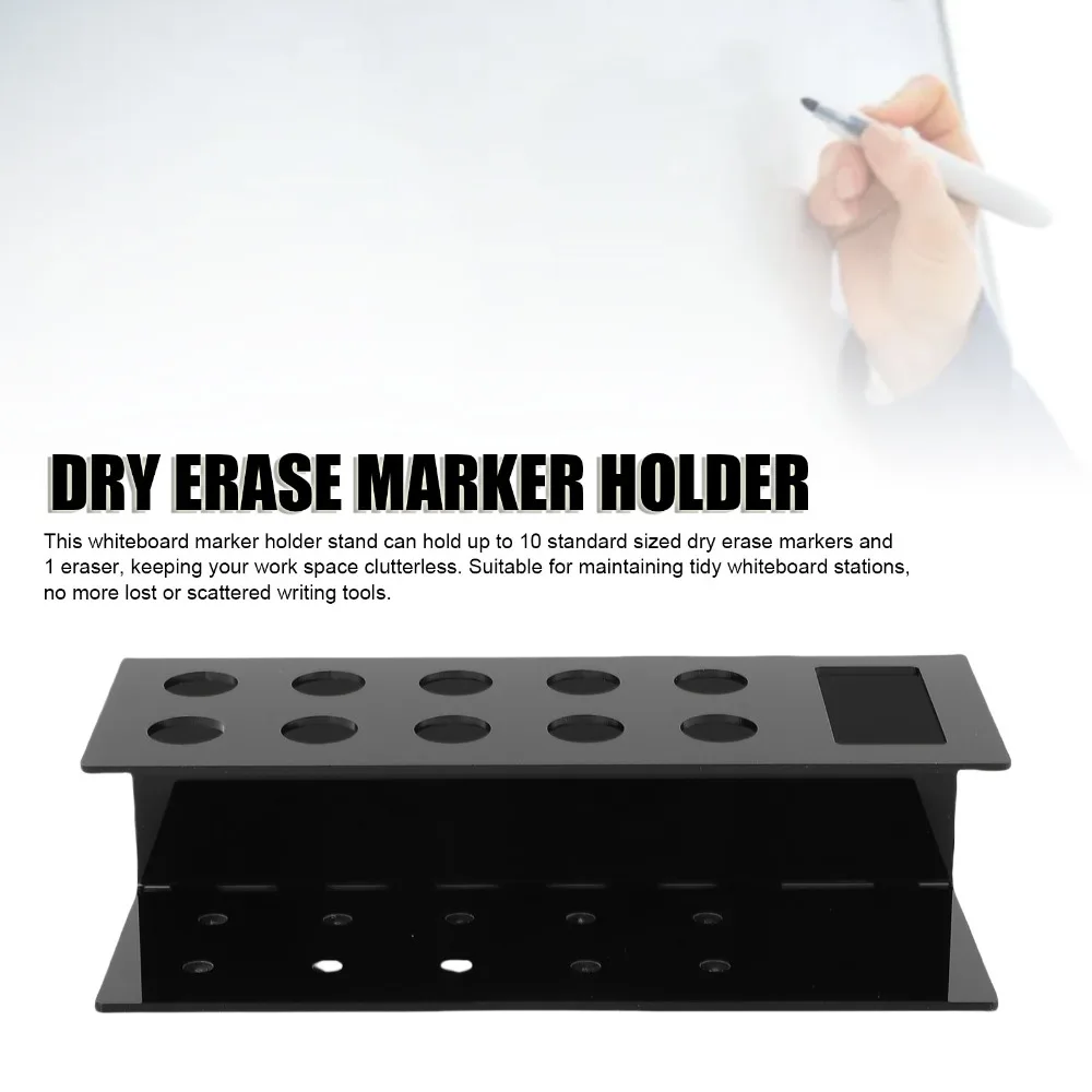 Easy Install Acrylic Marker Holder 10 Slots Wall Mounted Storage Rack Transparent Multi Grid Whiteboard Holder Office
Easy Install Acrylic Marker Holder 10 Slots Wall Mounted Storage Rack Transparent Multi Grid Whiteboard Holder Office