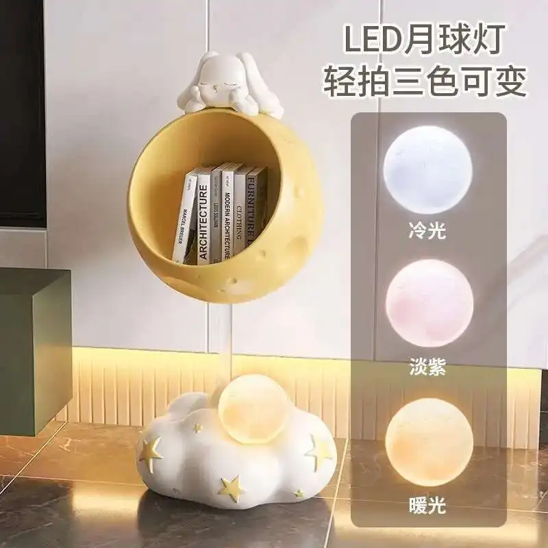 Cute Floor Decoration Resin Ornaments with Lighting living Room Sofa Side Table with Storage TV Side Decorations
Cute Floor Decoration Resin Ornaments with Lighting living Room Sofa Side Table with Storage TV Side Decorations