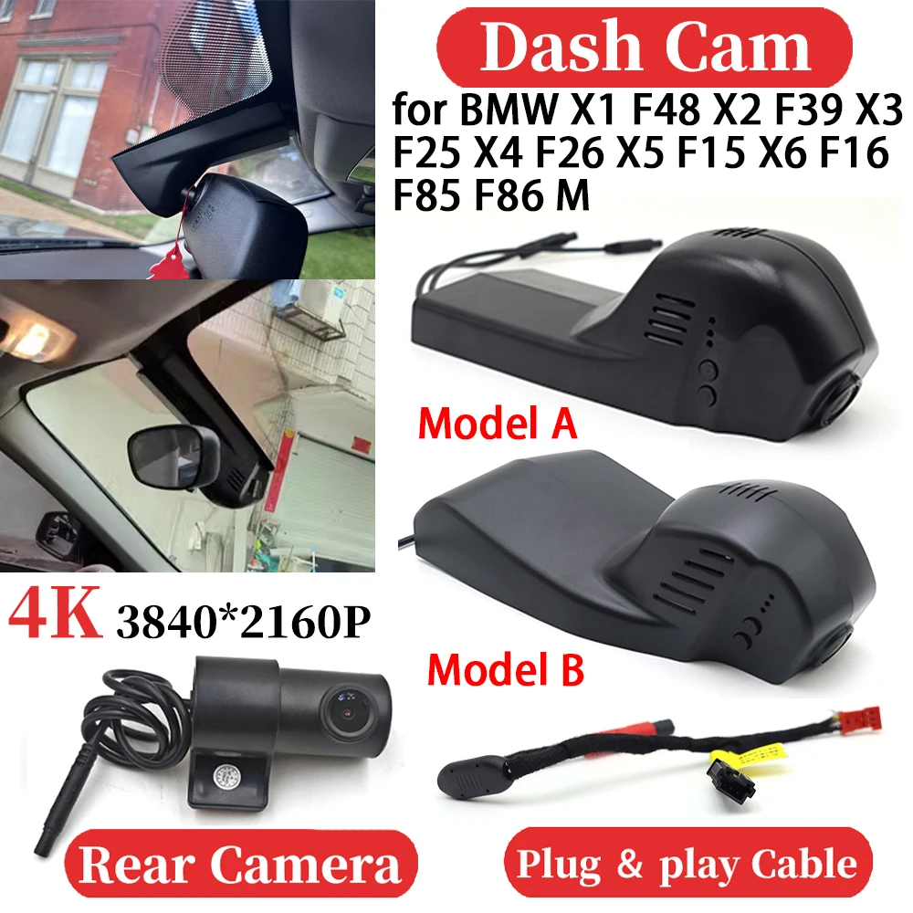 for BMW X1 F48 X2 F39 X3 F25 X4 F26 X5 F15 X6 F16 F85 F86 M UHD Car 4K Video Recorder DVR Dash Cam Dashboard Camera Night Vision
for BMW X1 F48 X2 F39 X3 F25 X4 F26 X5 F15 X6 F16 F85 F86 M UHD Car 4K Video Recorder DVR Dash Cam Dashboard Camera Night Vision