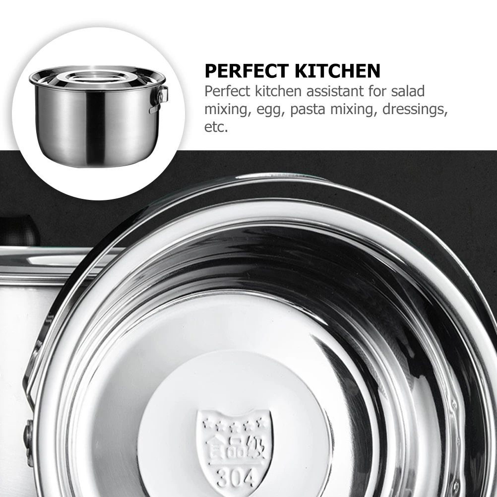 Lard Can Stainless Steel Tank Cooking Oil Container Salad Bowl Bowls for Kitchen
Lard Can Stainless Steel Tank Cooking Oil Container Salad Bowl Bowls for Kitchen