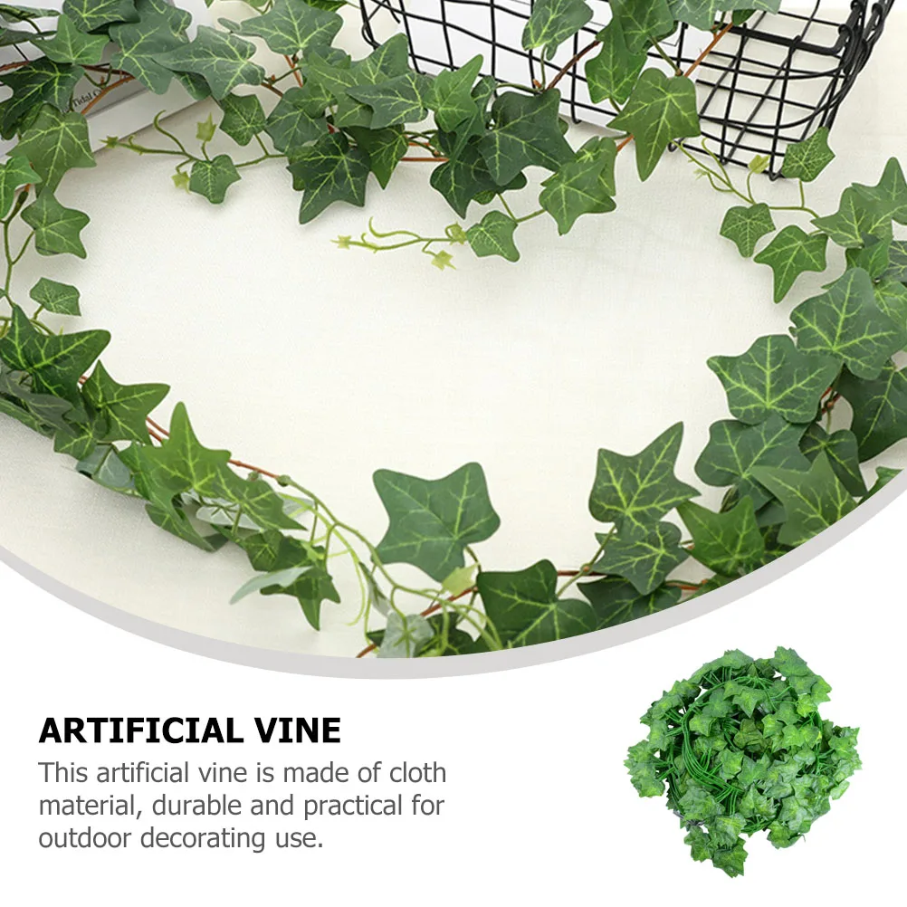 12pcs Artificial Garland Fake Leaves Vine Greenery Wall Decor Hanging Vine Outdoor Wedding Home Decoration Fabric 
12pcs Artificial Garland Fake Leaves Vine Greenery Wall Decor Hanging Vine Outdoor Wedding Home Decoration Fabric