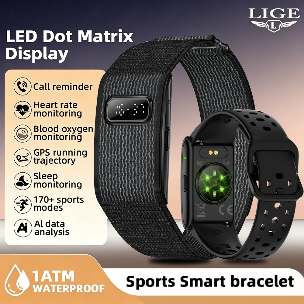 New GPS Path Sport Step Count Smart Bracelet Men Women Health Tracking Fitness Smartwatch Heart Rate Sleep Monitoring Smart Band
New GPS Path Sport Step Count Smart Bracelet Men Women Health Tracking Fitness Smartwatch Heart Rate Sleep Monitoring Smart Band