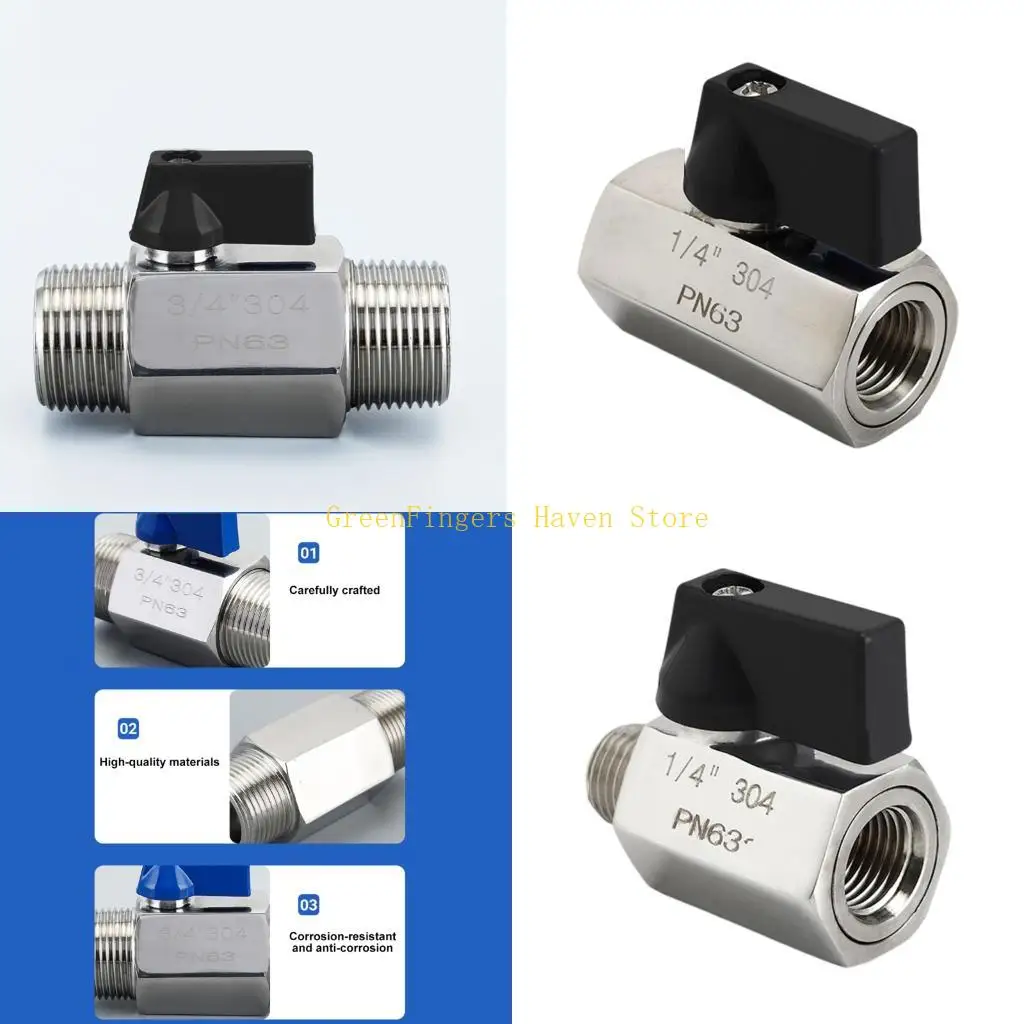 F68D Industrial 1/4Inch Miniature Ball Valves Stainless Steel Internal External Port
F68D Industrial 1/4Inch Miniature Ball Valves Stainless Steel Internal External Port