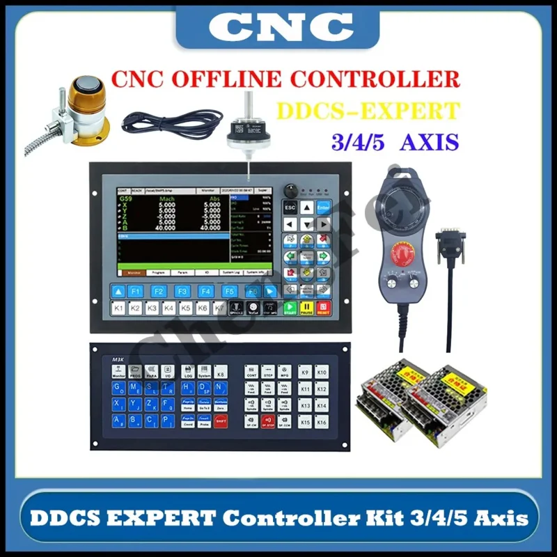 V2 DDCS EXPERT M350 CNC Offline Controller 3axis4axis5axis Kit Is Used For CNC Machining And Engraving, Replacing Mach3 DDCSV3.1
V2 DDCS EXPERT M350 CNC Offline Controller 3axis4axis5axis Kit Is Used For CNC Machining And Engraving, Replacing Mach3 DDCSV3.1