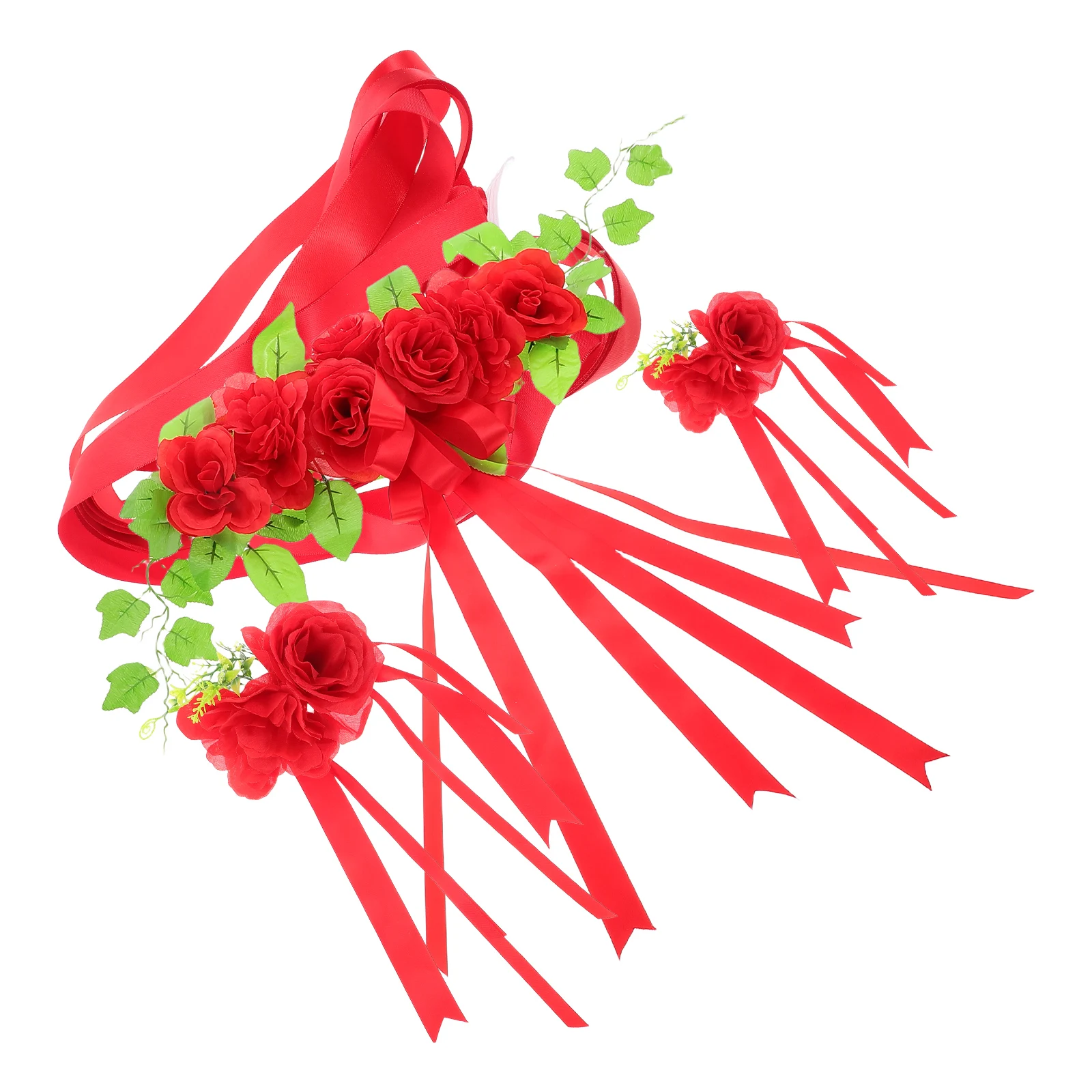Wedding Car Decoration 1 Set Artificial Flowers Ribbon Bows for Cars Decor Supplies Durable Easy Installation Versatile
Wedding Car Decoration 1 Set Artificial Flowers Ribbon Bows for Cars Decor Supplies Durable Easy Installation Versatile