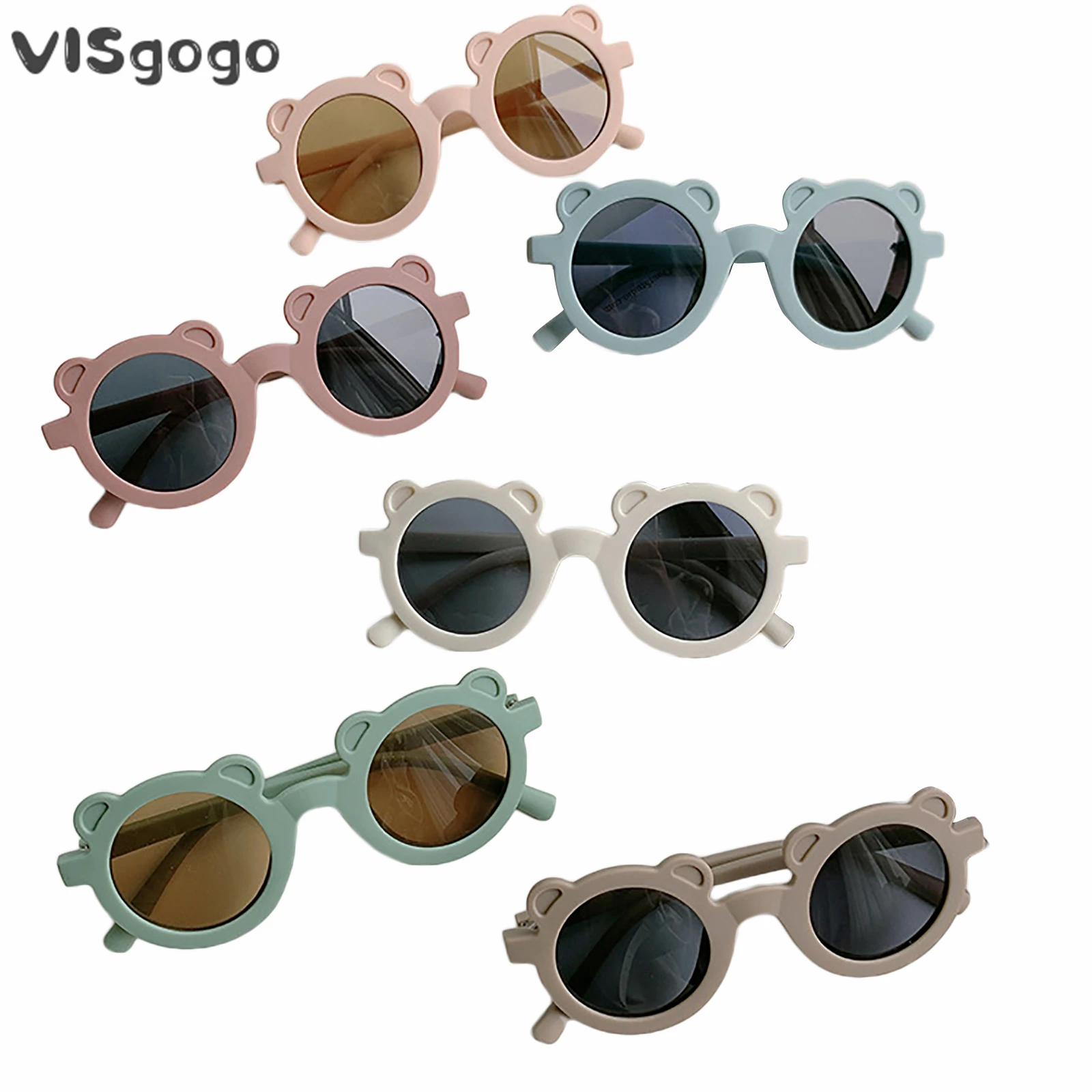 VISgogo Children Sunglasses Multiple Colors Lovely Round Frame Sunglasses For Boys Ultraviolet-proof Round Glasses Eyeglass
VISgogo Children Sunglasses Multiple Colors Lovely Round Frame Sunglasses For Boys Ultraviolet-proof Round Glasses Eyeglass