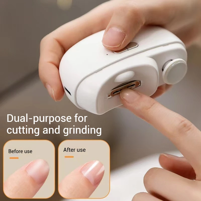 2 In 1 Electric Nail Clippers Manicure Anti-Splash Nail Trimmer For Baby Finger Toe Scissors Pedicure Thick Nails Cutter Tools
2 In 1 Electric Nail Clippers Manicure Anti-Splash Nail Trimmer For Baby Finger Toe Scissors Pedicure Thick Nails Cutter Tools