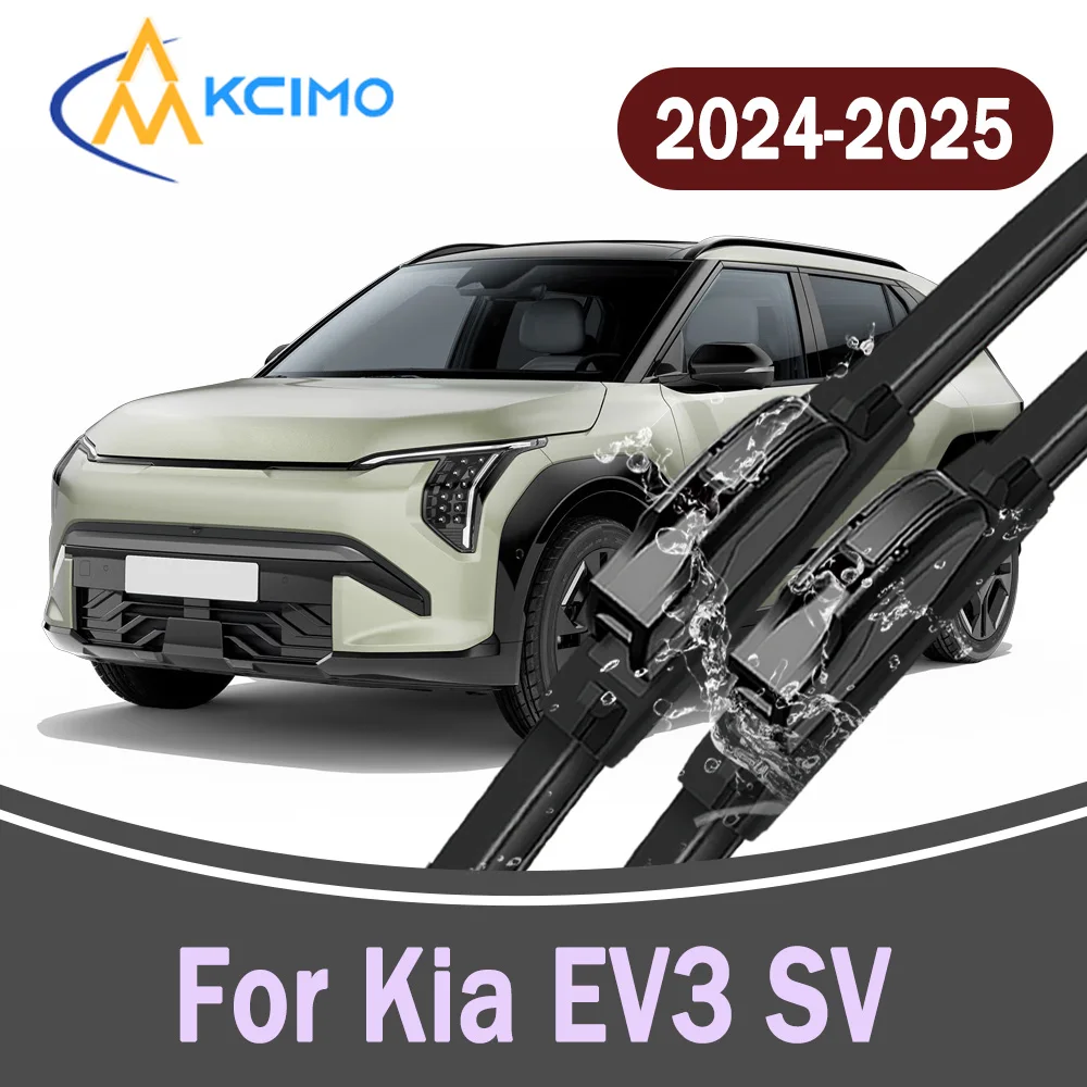 All-Weather Front Windscreen Wiper Blades For Kia EV3 SV 2024-2025 High Quality Car Windshield Replacement Parts 2Pcs
All-Weather Front Windscreen Wiper Blades For Kia EV3 SV 2024-2025 High Quality Car Windshield Replacement Parts 2Pcs