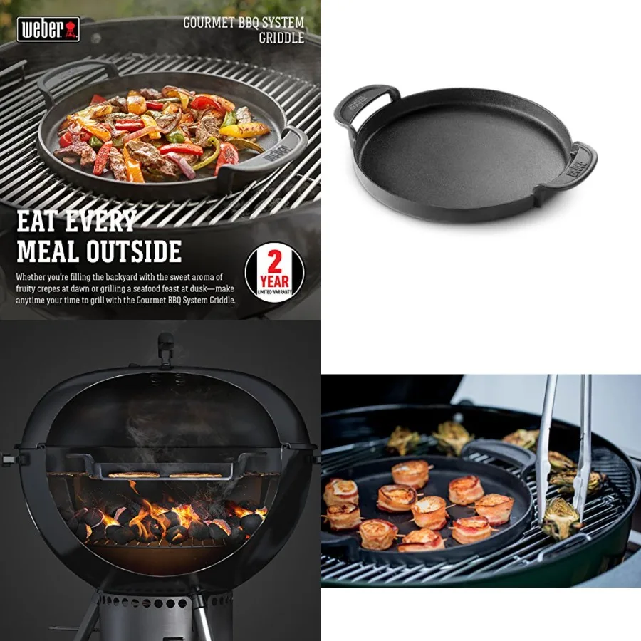 Gourmet BBQ Griddle NonStick PorcelainEnameled CastIron Griddle for Charcoal, Gas Pellet Grills, Perfect for Breakfast HighHeat
Gourmet BBQ Griddle NonStick PorcelainEnameled CastIron Griddle for Charcoal, Gas Pellet Grills, Perfect for Breakfast HighHeat