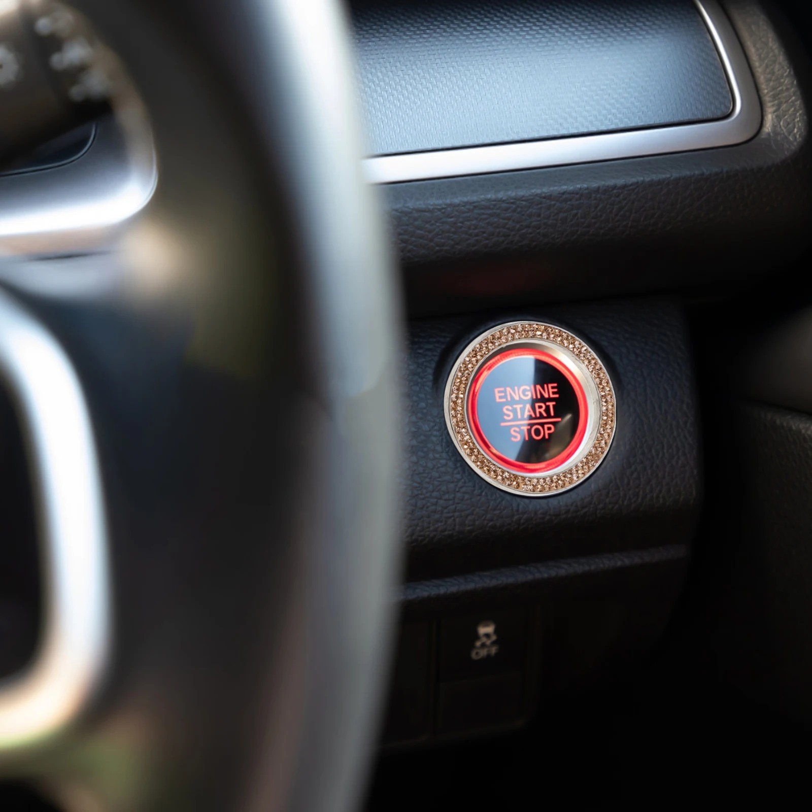 2Pcs Ignition Cover Car Accessories Start Ignition Button Sticker Sticker Engine Push Car Engine Start Button Cover Crystal
2Pcs Ignition Cover Car Accessories Start Ignition Button Sticker Sticker Engine Push Car Engine Start Button Cover Crystal