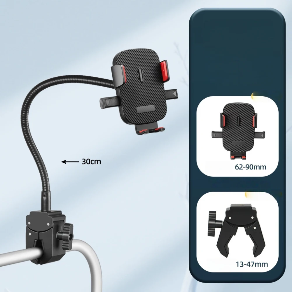 Tool Adjustable Bike Phone Mount 360 Degree Rotation Compatible with For Bicycles Scooters Strollers Wheelchairs
Tool Adjustable Bike Phone Mount 360 Degree Rotation Compatible with For Bicycles Scooters Strollers Wheelchairs