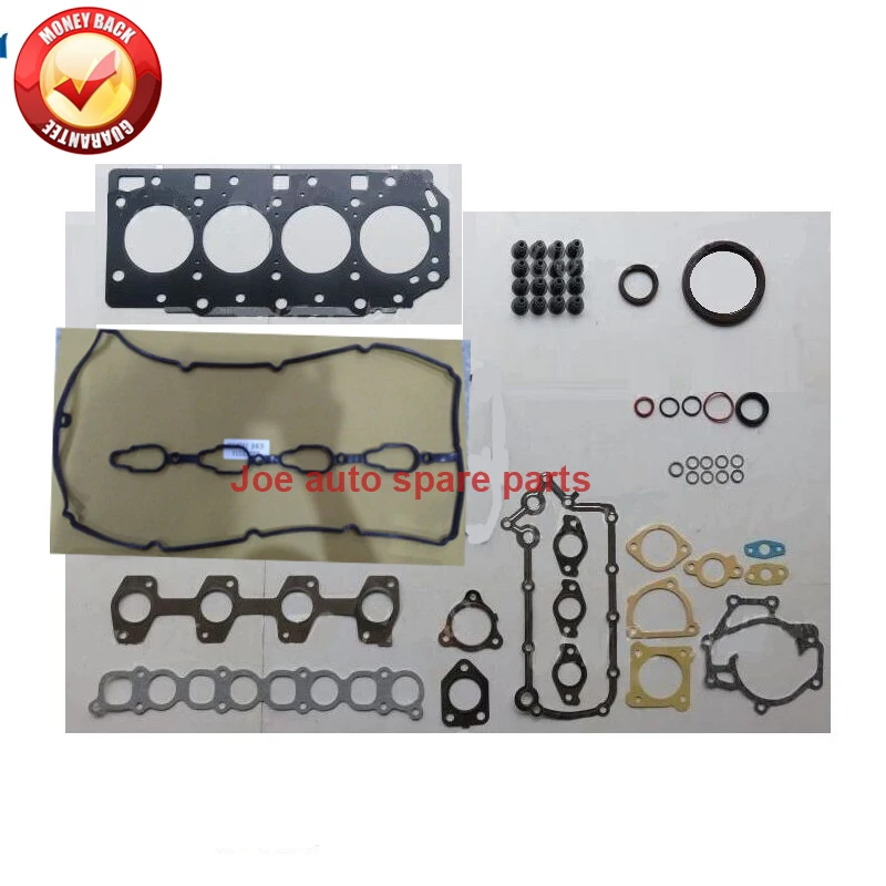 D4CB Engine Full gasket SET kit for Hyundai H1 H200 Starex Porter Kia Sorrento 2497cc 2.5 CRDI 16V 2003- K0AH110270A K0AH110270
D4CB Engine Full gasket SET kit for Hyundai H1 H200 Starex Porter Kia Sorrento 2497cc 2.5 CRDI 16V 2003- K0AH110270A K0AH110270