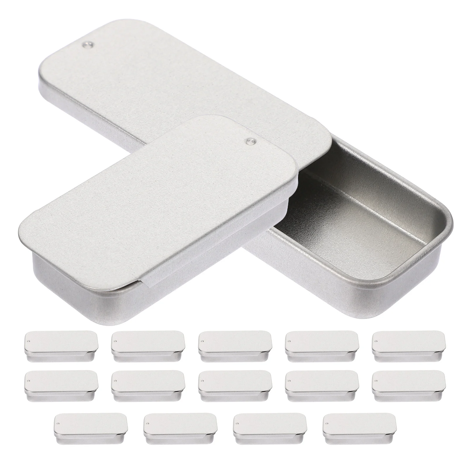 16 Pcs Push-pull Box Balm Portable Tin Boxes Small Metal Containers with Lids Tinplate Perfume Practical
16 Pcs Push-pull Box Balm Portable Tin Boxes Small Metal Containers with Lids Tinplate Perfume Practical