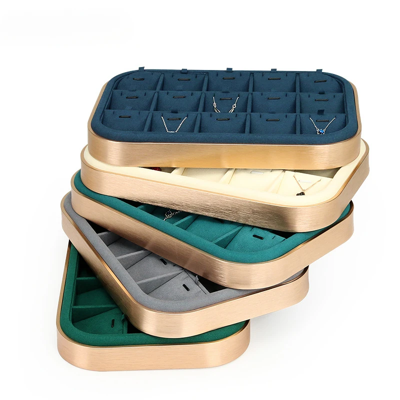 New jewelry display plate metal round edge necklace pendant jewelry tray props storage display plate
New jewelry display plate metal round edge necklace pendant jewelry tray props storage display plate