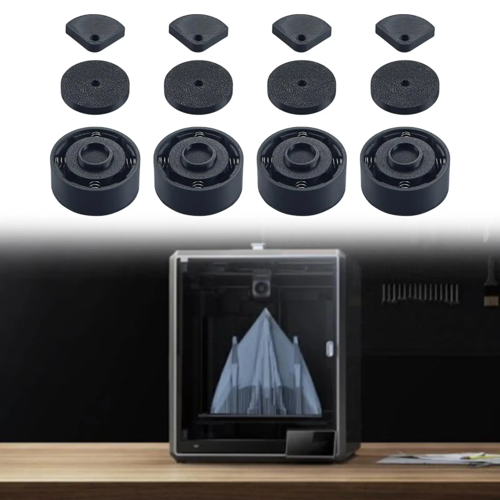 4 антивибрационные подушечки для ног, детали 3D-принтера, простая установка для K1 Max
4 антивибрационные подушечки для ног, детали 3D-принтера, простая установка для K1 Max