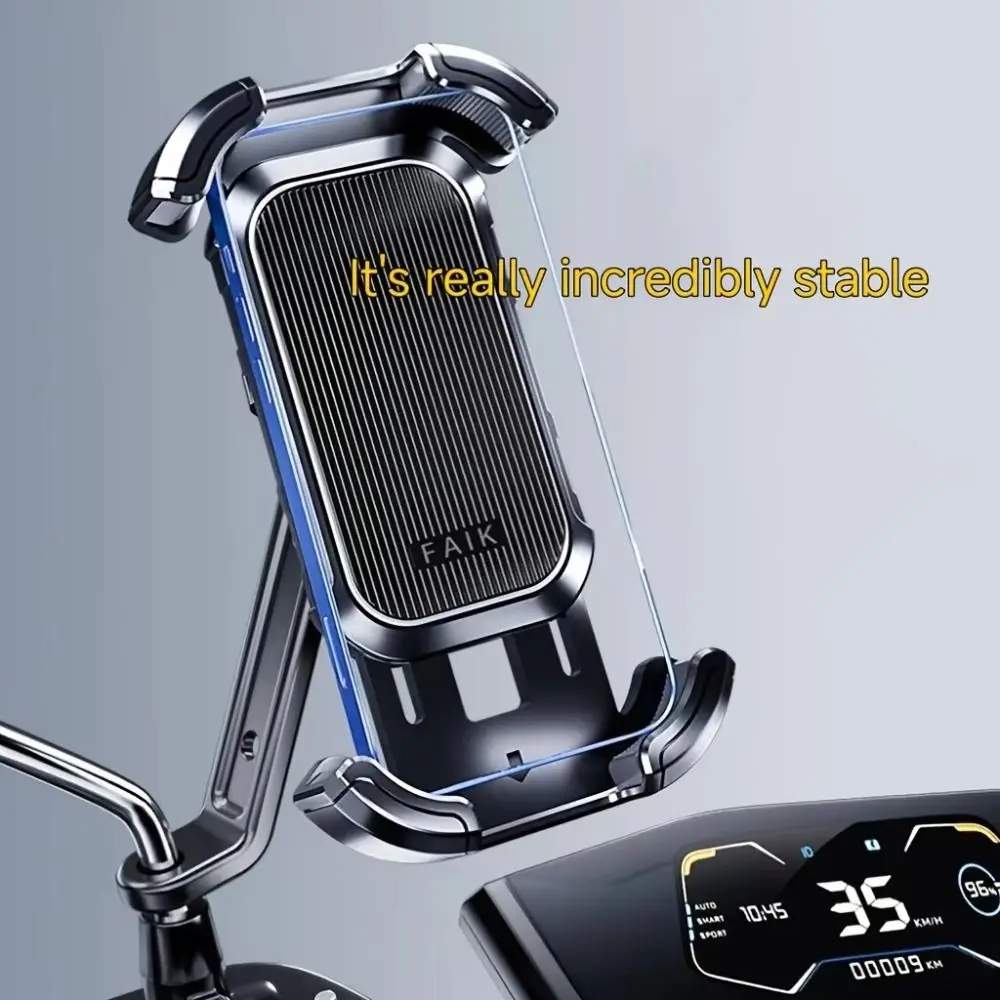 Four-Corner Clamping Mobile Phone Holder Multiple Shock-Proof Locking Mechanism Motorcycle Phone Holder Bicycle Phone Mount
Four-Corner Clamping Mobile Phone Holder Multiple Shock-Proof Locking Mechanism Motorcycle Phone Holder Bicycle Phone Mount