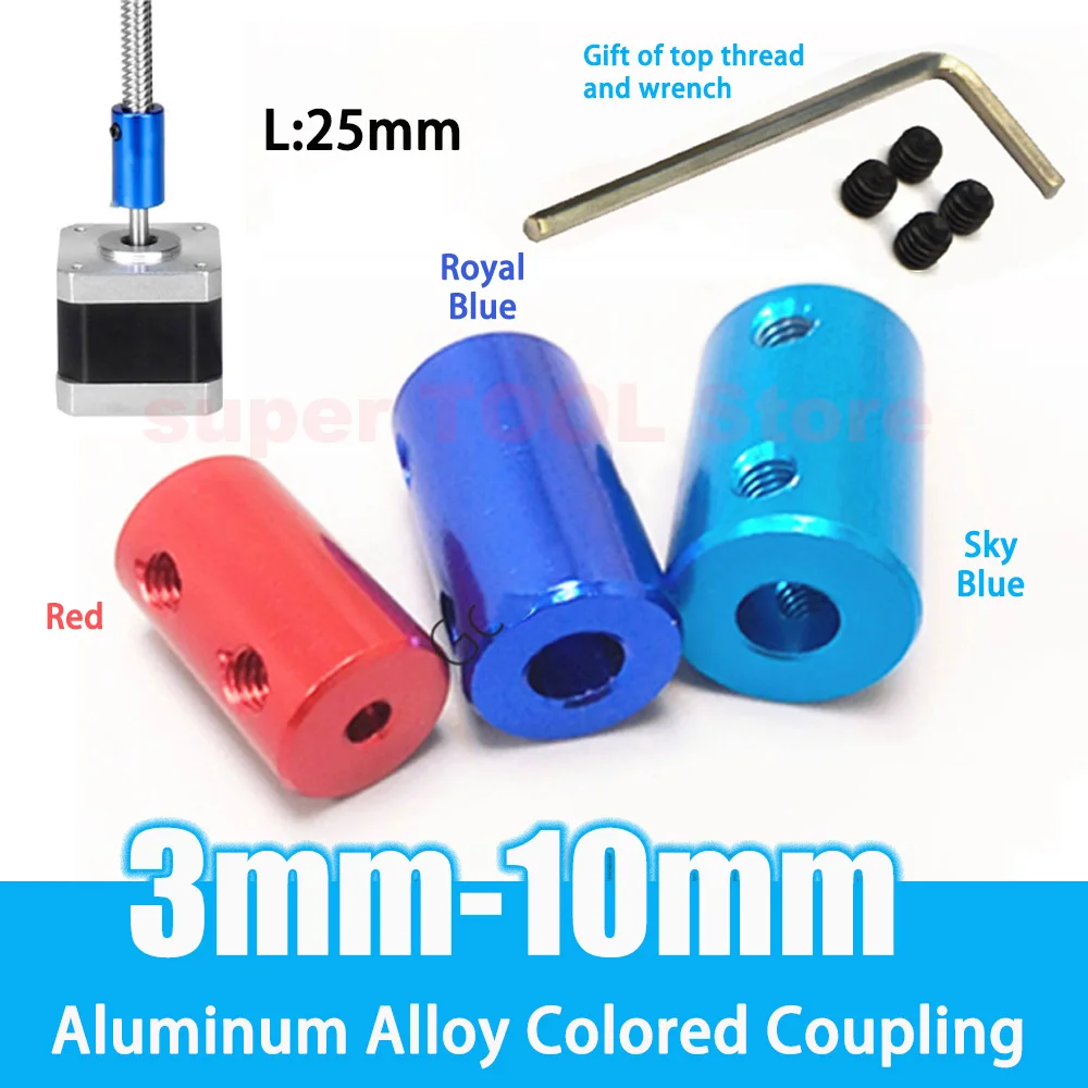 1Pc Colorful Aluminum Alloy Coupling RC Boat Car Model Printer Parts Motor Screw Reducing Connector Bore 3mm 4 5 6 7 8 9 10mm
1Pc Colorful Aluminum Alloy Coupling RC Boat Car Model Printer Parts Motor Screw Reducing Connector Bore 3mm 4 5 6 7 8 9 10mm