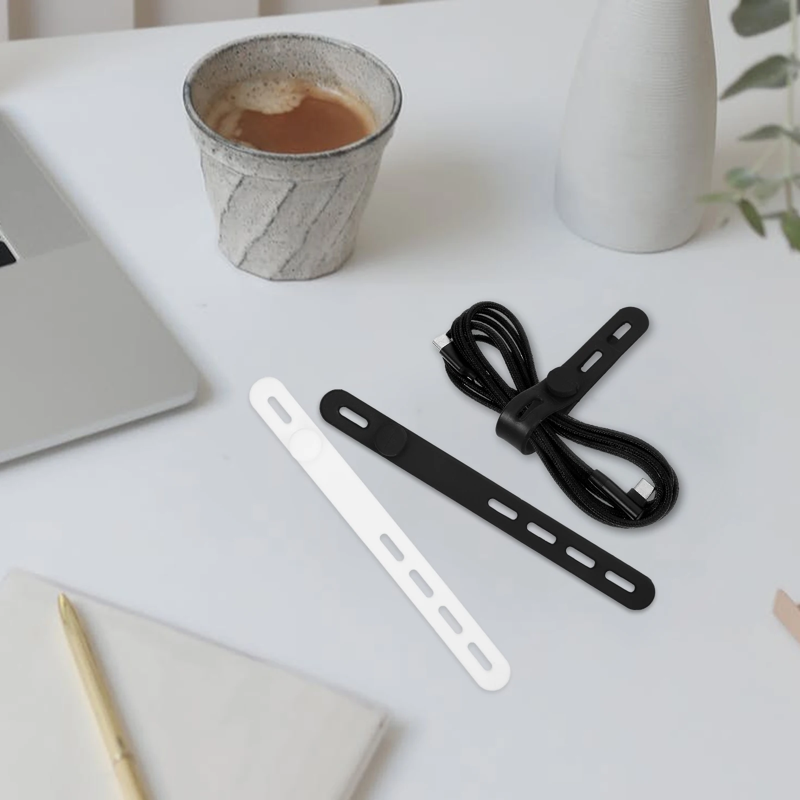 20pcs Cable Ties Wire Organizer Reusable Silicone Straps Cord Holder Black10 White10 Fastening Tie Office Use
20pcs Cable Ties Wire Organizer Reusable Silicone Straps Cord Holder Black10 White10 Fastening Tie Office Use