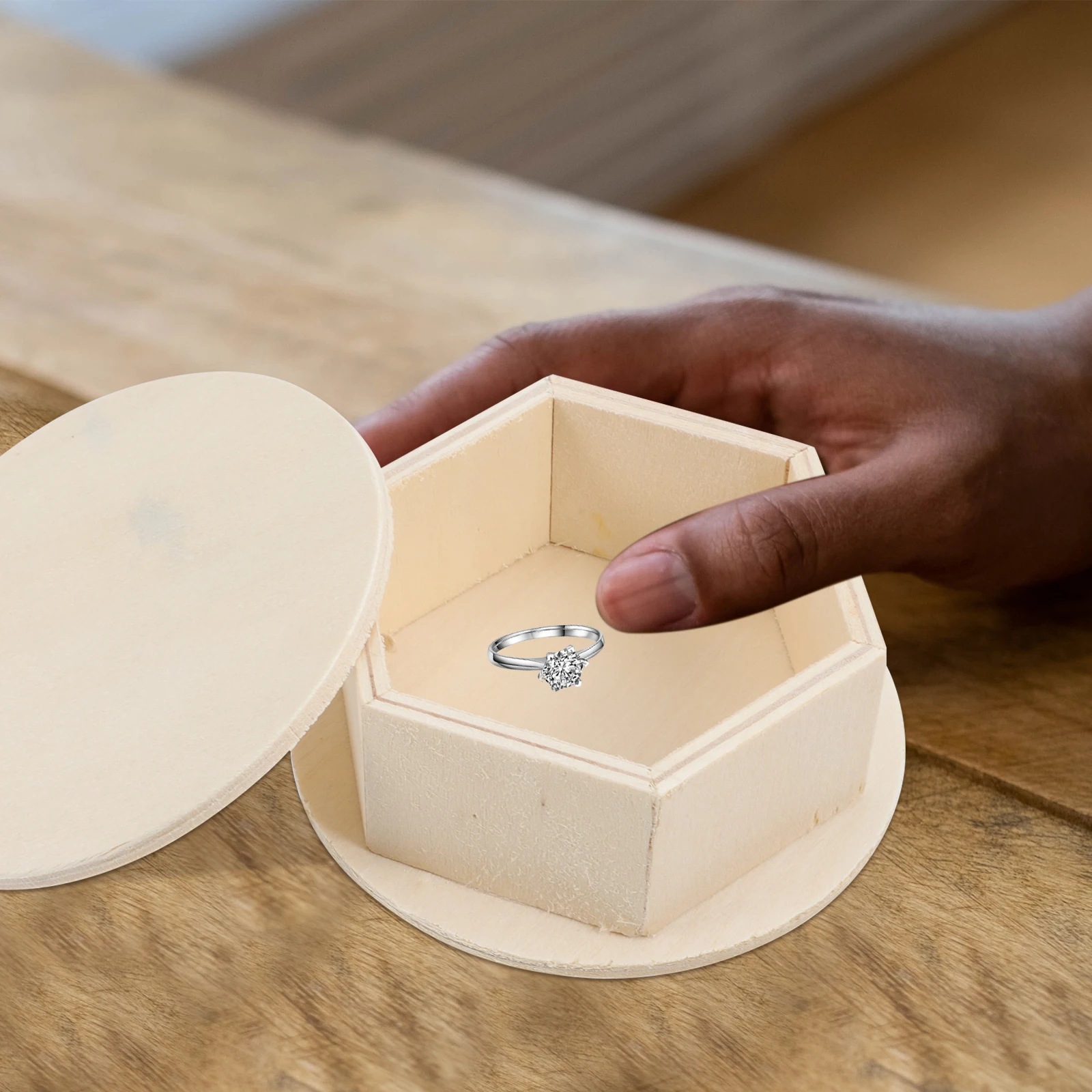 3pcs Storage Box Small Wooden Boxes Unfinished Wood Craft Boxes Jewelry Organizer DIY Project Container Gift Box
3pcs Storage Box Small Wooden Boxes Unfinished Wood Craft Boxes Jewelry Organizer DIY Project Container Gift Box