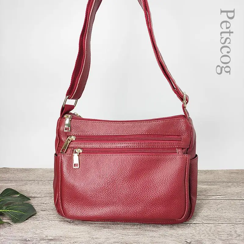 Genuine Leather Crossbody Bags For Women Large Capacity Zipper Square Big Purse Vintage Female Soft Shoulder Bag Bolso Mujer
Genuine Leather Crossbody Bags For Women Large Capacity Zipper Square Big Purse Vintage Female Soft Shoulder Bag Bolso Mujer