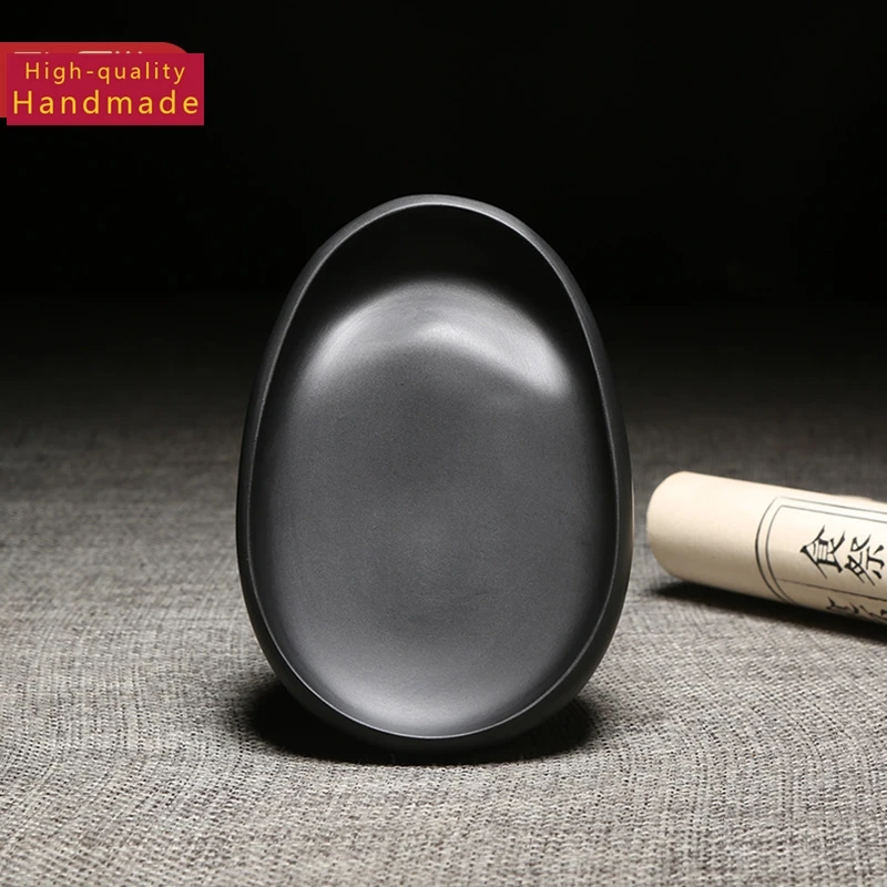 Classic Inkstone Table Optional with Cover Huizhou She Natural Gemstone Playing Small Regular Script Carrying Sketch Calligraphy
Classic Inkstone Table Optional with Cover Huizhou She Natural Gemstone Playing Small Regular Script Carrying Sketch Calligraphy