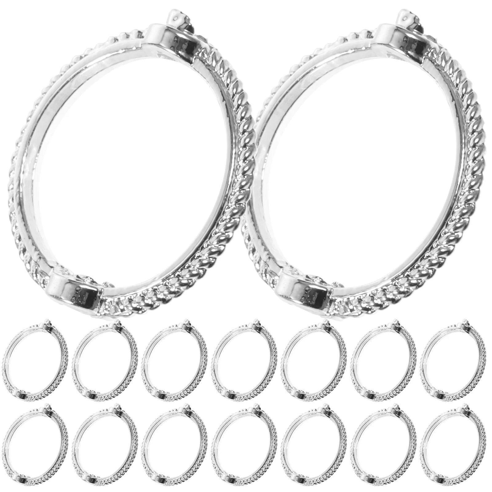 50pcs Round Bead Frames 14k Gold Plated 13mm Outer Diameter Circle Spacer Beads Frame for Necklace Bracelet Making Craft
50pcs Round Bead Frames 14k Gold Plated 13mm Outer Diameter Circle Spacer Beads Frame for Necklace Bracelet Making Craft