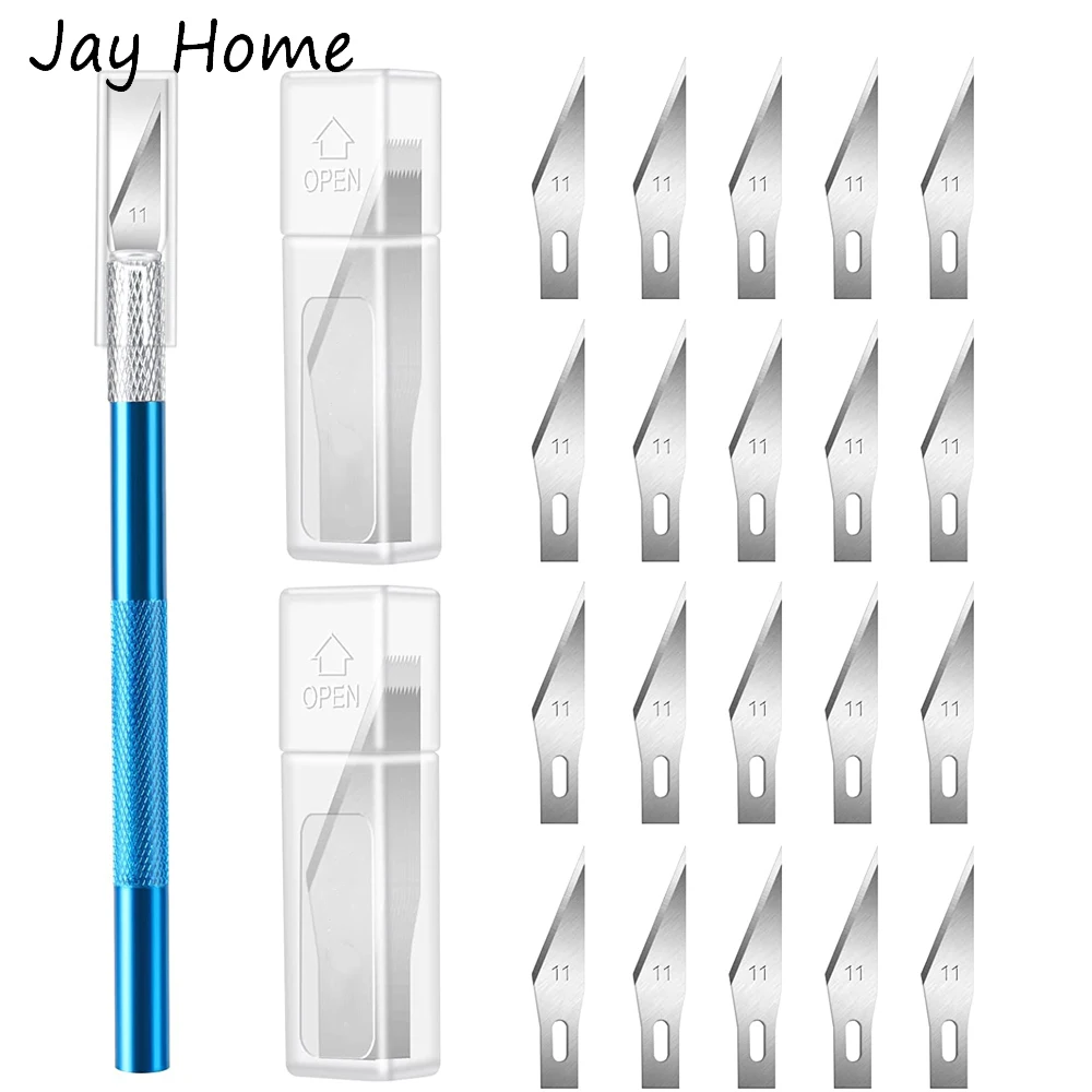 Craft Knife Hobby Knife Exacto Knife with 50PCS Spare Exacto Knife Blades Kit for DIY Art Cutting Carving Scrapbooking Stencil
Craft Knife Hobby Knife Exacto Knife with 50PCS Spare Exacto Knife Blades Kit for DIY Art Cutting Carving Scrapbooking Stencil