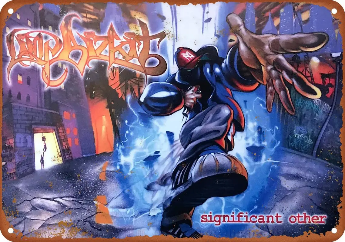 Limp Bizkit граффити 1999 _ металлический жестяной знак для офиса/дома/класса/ванной комнаты 8x12 дюймов
Limp Bizkit граффити 1999 _ металлический жестяной знак для офиса/дома/класса/ванной комнаты 8x12 дюймов