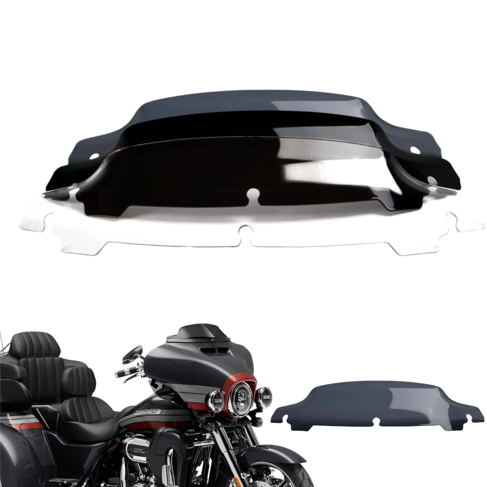 For Harley Touring Electra Glide Street Glide FLHX FLHT 2014-20 Accessories Motorcycle 4.5" Windshield Fairing Windscreen Cover
For Harley Touring Electra Glide Street Glide FLHX FLHT 2014-20 Accessories Motorcycle 4.5" Windshield Fairing Windscreen Cover