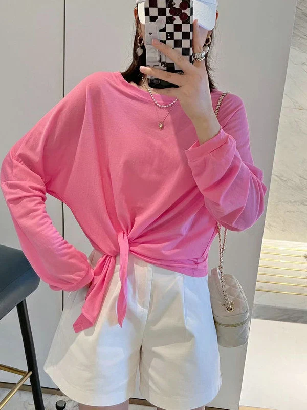 Летняя спортивная одежда для йоги, женская тонкая футболка из ледяного шелка с защитой от солнца, свободная, стройнящая, для бега и фитнеса, топ Meveen
Летняя спортивная одежда для йоги, женская тонкая футболка из ледяного шелка с защитой от солнца, свободная, стройнящая, для бега и фитнеса, топ Meveen