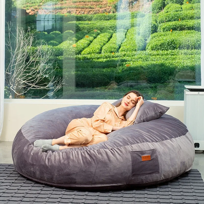 Lazy sofa bed, fabric single simple bedroom living room sofa tatami recliner
Lazy sofa bed, fabric single simple bedroom living room sofa tatami recliner