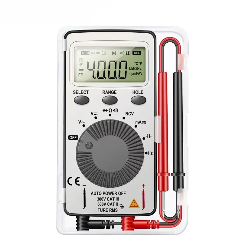 Mini digital multimeter multimetro tester DC/AC Voltage Current lcr meter pocket professional testers with Test Lead
Mini digital multimeter multimetro tester DC/AC Voltage Current lcr meter pocket professional testers with Test Lead