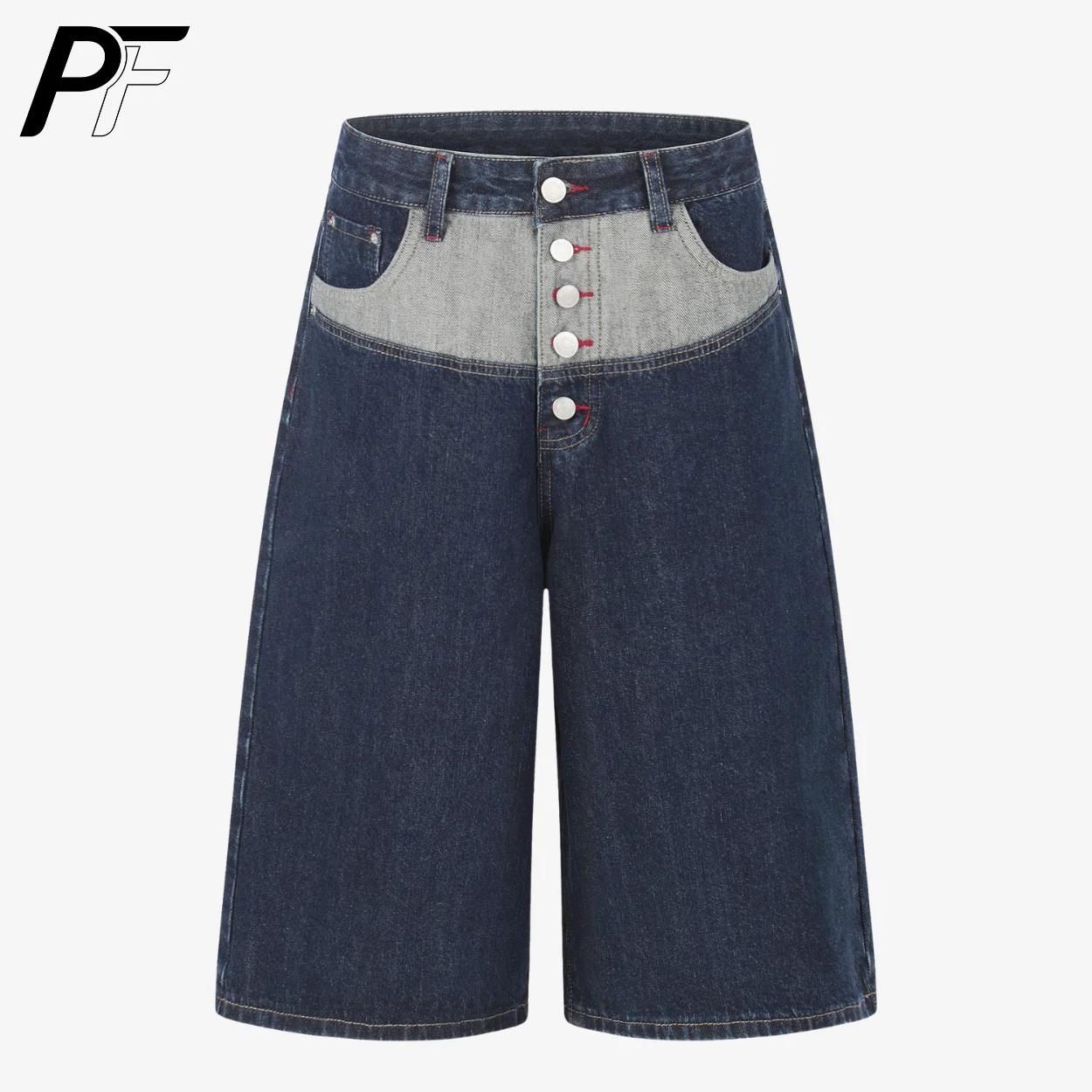 2026 New Y2K Vintage Button Fly Cropped Pants Color Block Patchwork Baggy Wide Leg Denim Shorts American Style Casual Trousers
2026 New Y2K Vintage Button Fly Cropped Pants Color Block Patchwork Baggy Wide Leg Denim Shorts American Style Casual Trousers