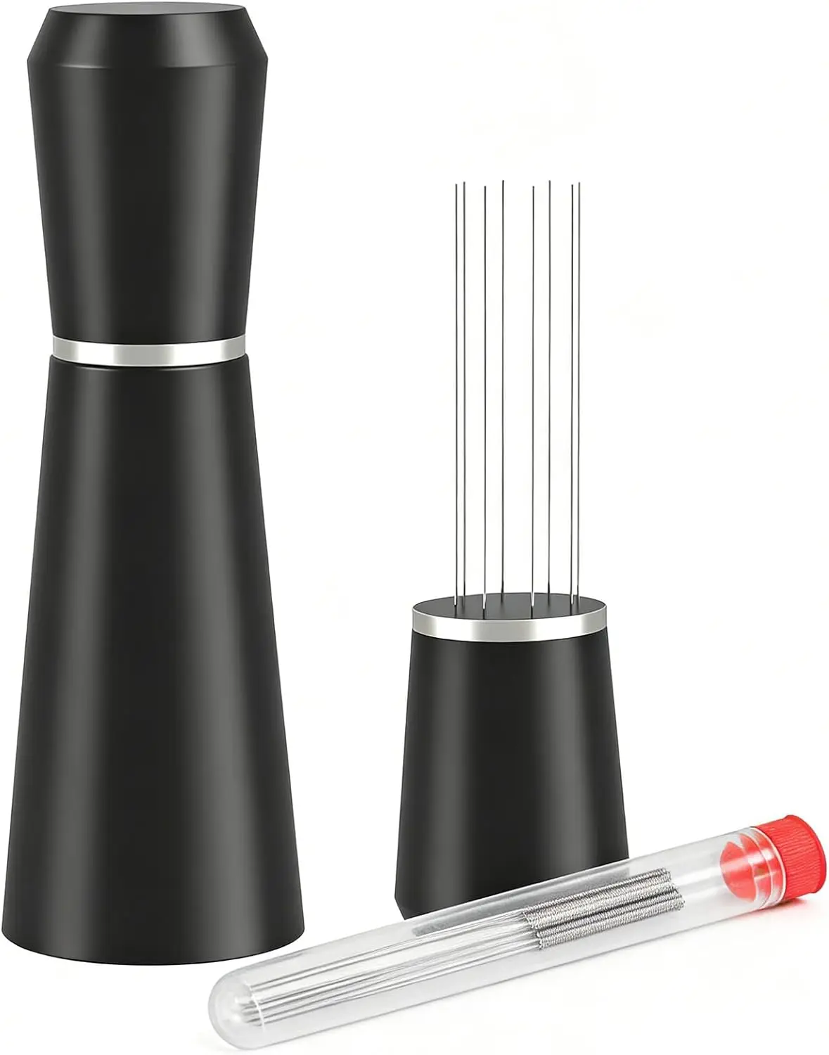 Espresso WDT Tool with 8 Extra 0.35mm Needles, Coffee Ground Stirrer for Barista
Espresso WDT Tool with 8 Extra 0.35mm Needles, Coffee Ground Stirrer for Barista