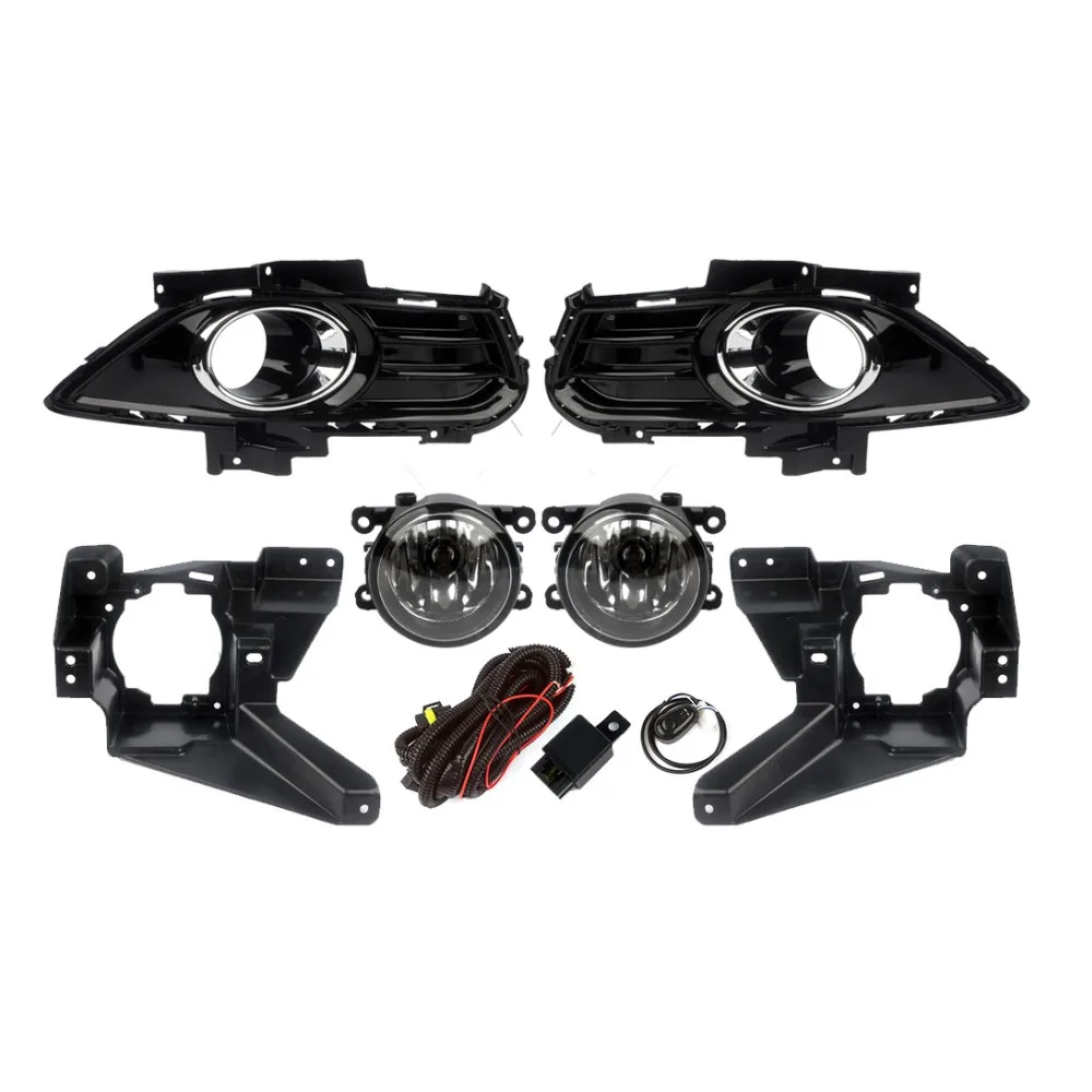 July King Car Fog Lamp Assembly Kit With Cover Case for Ford Fusion Mondeo 2013-2016, Fog Lamp Blub + Cover + Harness + Switch
July King Car Fog Lamp Assembly Kit With Cover Case for Ford Fusion Mondeo 2013-2016, Fog Lamp Blub + Cover + Harness + Switch
