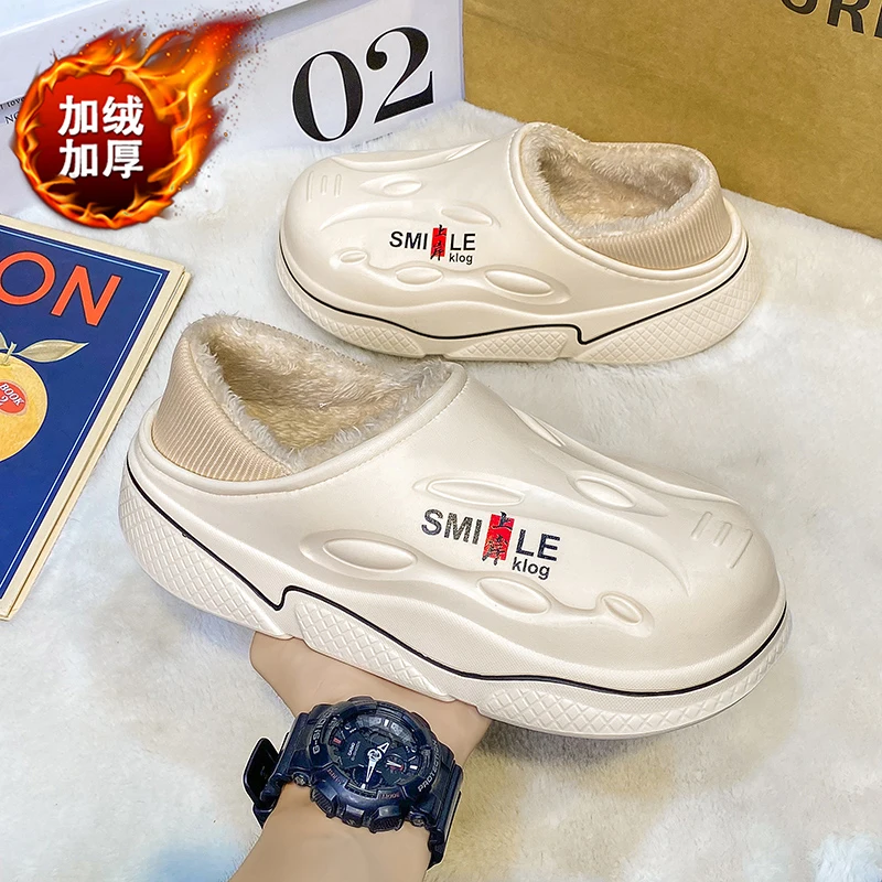 Winter Fleece Lined Cotton Slippers Non Slip Soft Sole Fluffy Closed Toe Indoor Warm Plush Slides Cozy Bedroom Bathroom Footwear
Winter Fleece Lined Cotton Slippers Non Slip Soft Sole Fluffy Closed Toe Indoor Warm Plush Slides Cozy Bedroom Bathroom Footwear