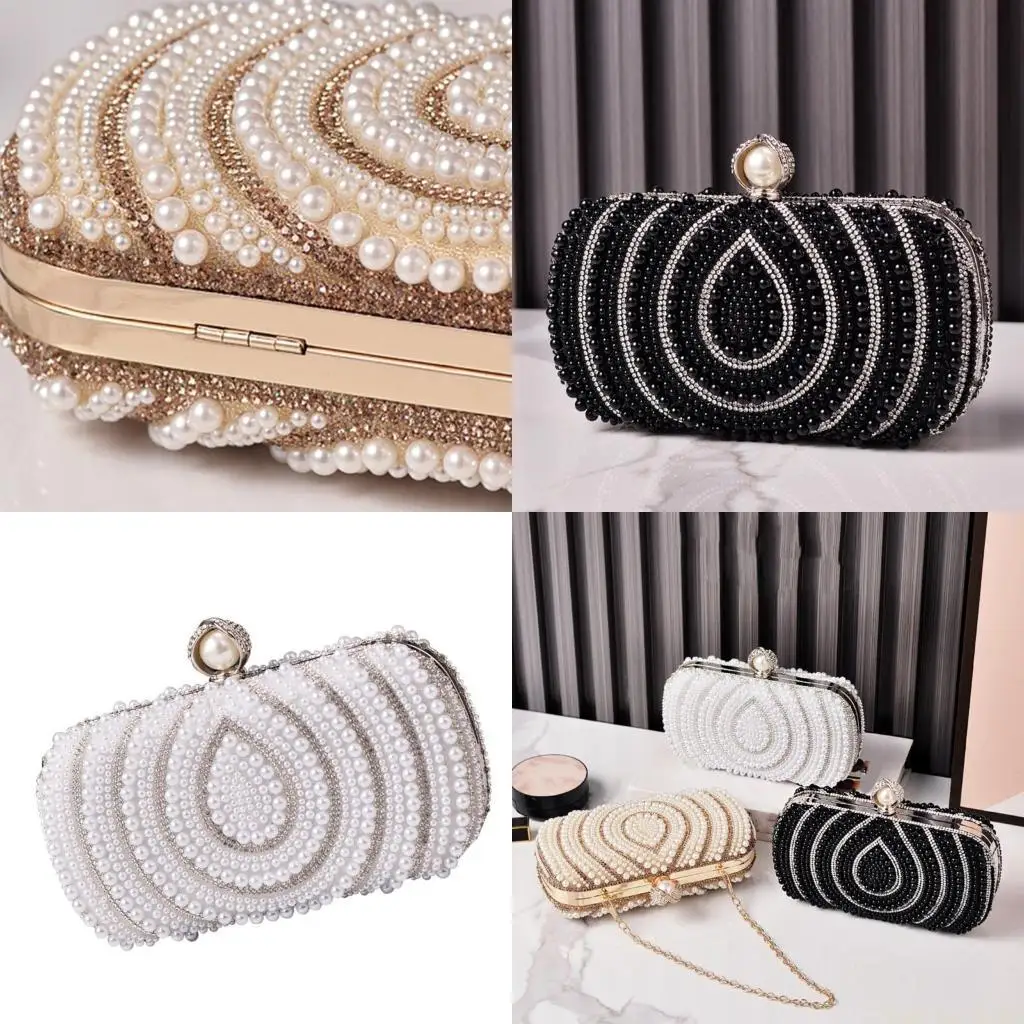 X90D Unique Pearls Embellished Evening Handbag for Bridal Event and Wedding Occasion
X90D Unique Pearls Embellished Evening Handbag for Bridal Event and Wedding Occasion