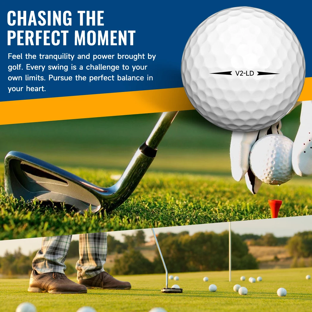 50 шт. двухслойных мячей для гольфа - 332 Dimple, максимальная дальность, контроль вращения, прочные, точные - для тренировок и игры в гольф
50 шт. двухслойных мячей для гольфа - 332 Dimple, максимальная дальность, контроль вращения, прочные, точные - для тренировок и игры в гольф