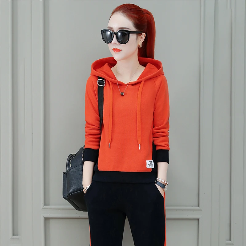 Casual Sports Suit Female 2023 New Spring Aautumn Ttwo-pPiece Sset Women's Fashion Loose Grace Hooded Sweatshirt Two-Ppiece Set
Casual Sports Suit Female 2023 New Spring Aautumn Ttwo-pPiece Sset Women's Fashion Loose Grace Hooded Sweatshirt Two-Ppiece Set