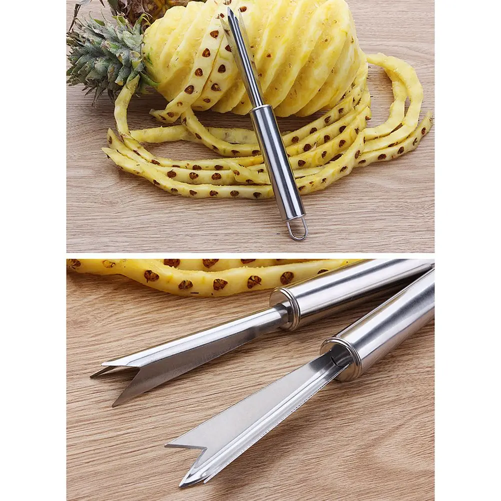 4Pcs Pineapple V Peeler Stainless Steel Fork Eye Remover NonRust Camping Outdoor Hiking Travel Tool Efficient Durability
4Pcs Pineapple V Peeler Stainless Steel Fork Eye Remover NonRust Camping Outdoor Hiking Travel Tool Efficient Durability