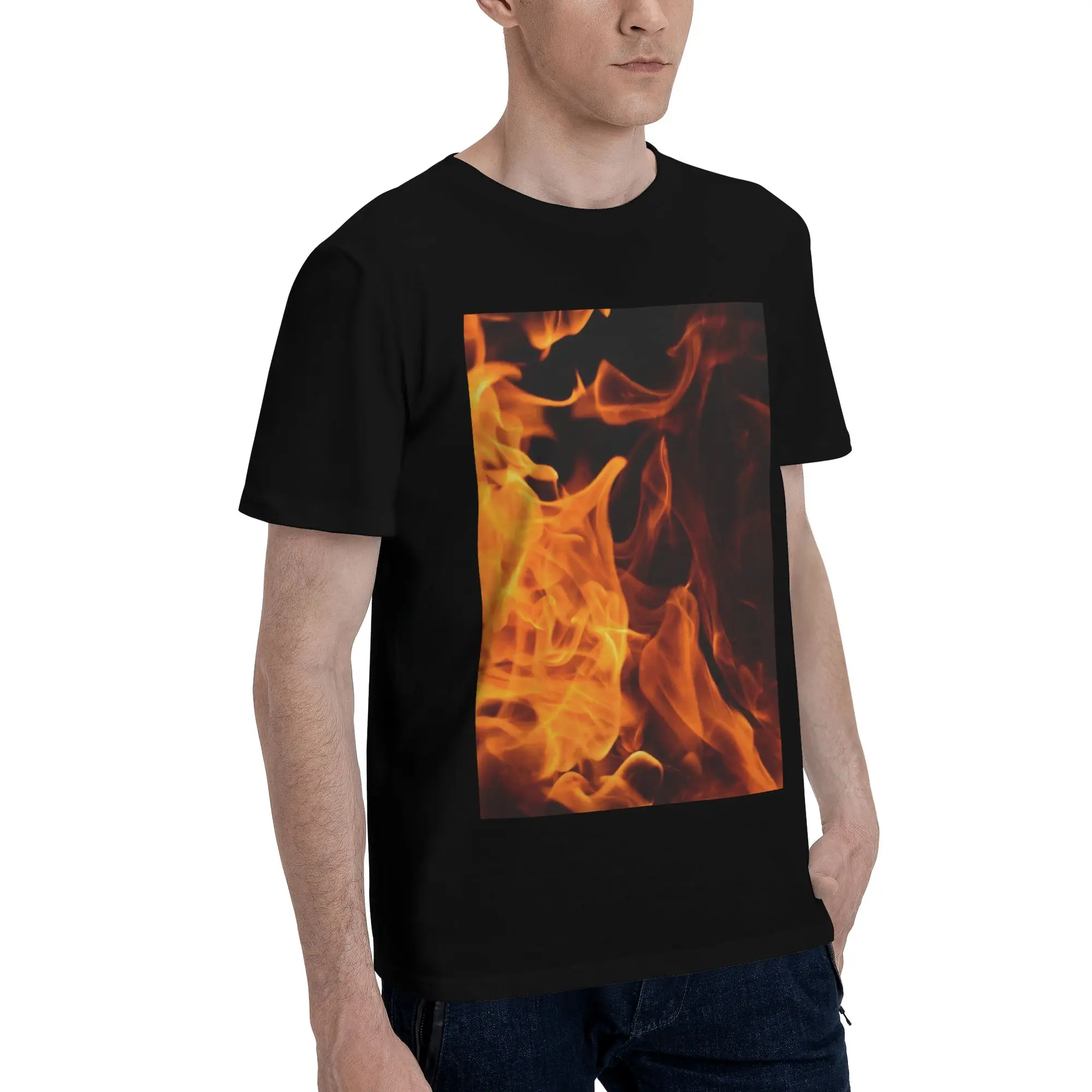 Burning Fire With Sparks Men T-Shirt Oversized T Shirts Men's O-Neck Cotton Tees Short Summer Male
Burning Fire With Sparks Men T-Shirt Oversized T Shirts Men's O-Neck Cotton Tees Short Summer Male