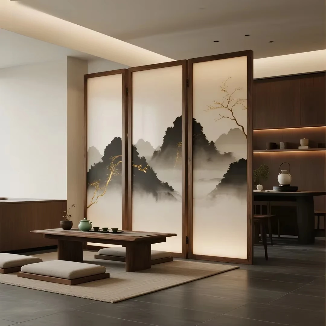 Simple living room partition screen window door and window grille light luxury wooden screen window
Simple living room partition screen window door and window grille light luxury wooden screen window