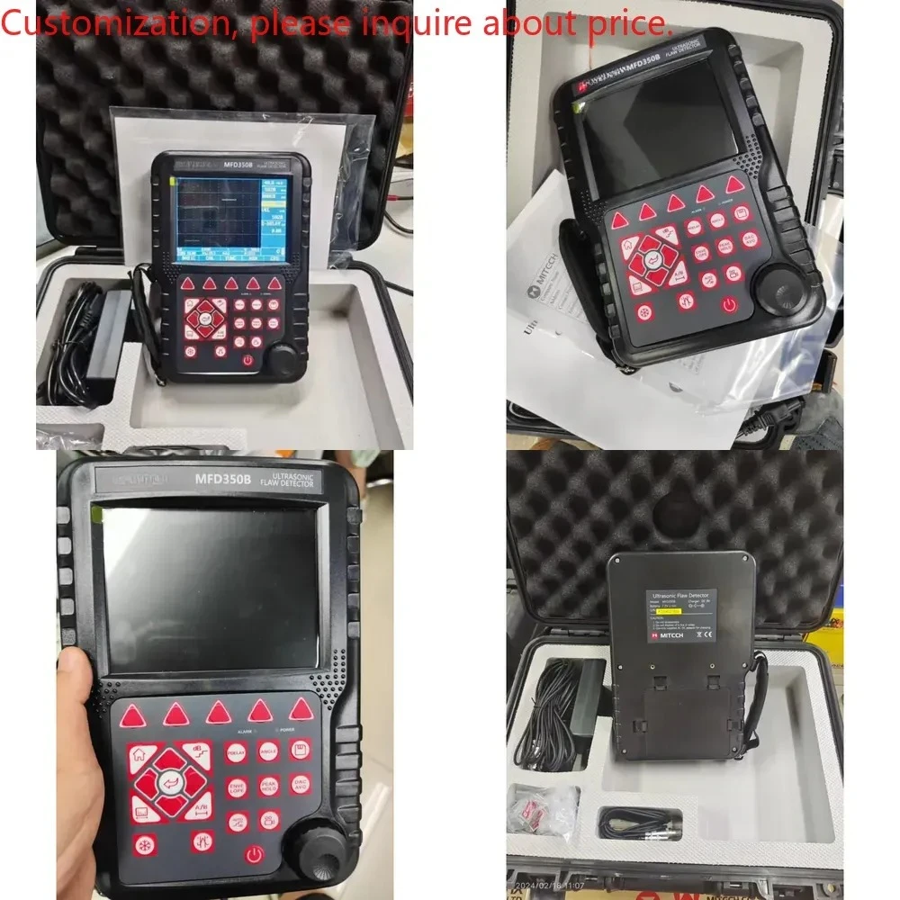 MITCCH NDT Equipment MFD350B Portable Digital Ultrasonic Flaw Detector Measuring Range 0~ 6000mm
MITCCH NDT Equipment MFD350B Portable Digital Ultrasonic Flaw Detector Measuring Range 0~ 6000mm