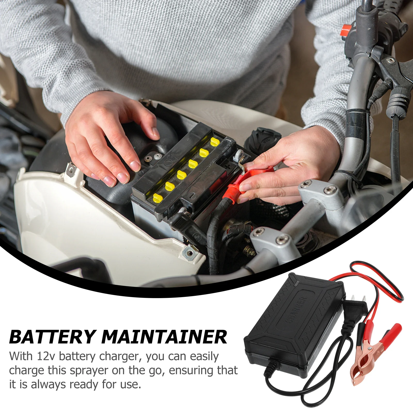 Portable 12V For Electric Sprayer Overcharge Protection Compact Household Black Plastic
Portable 12V For Electric Sprayer Overcharge Protection Compact Household Black Plastic