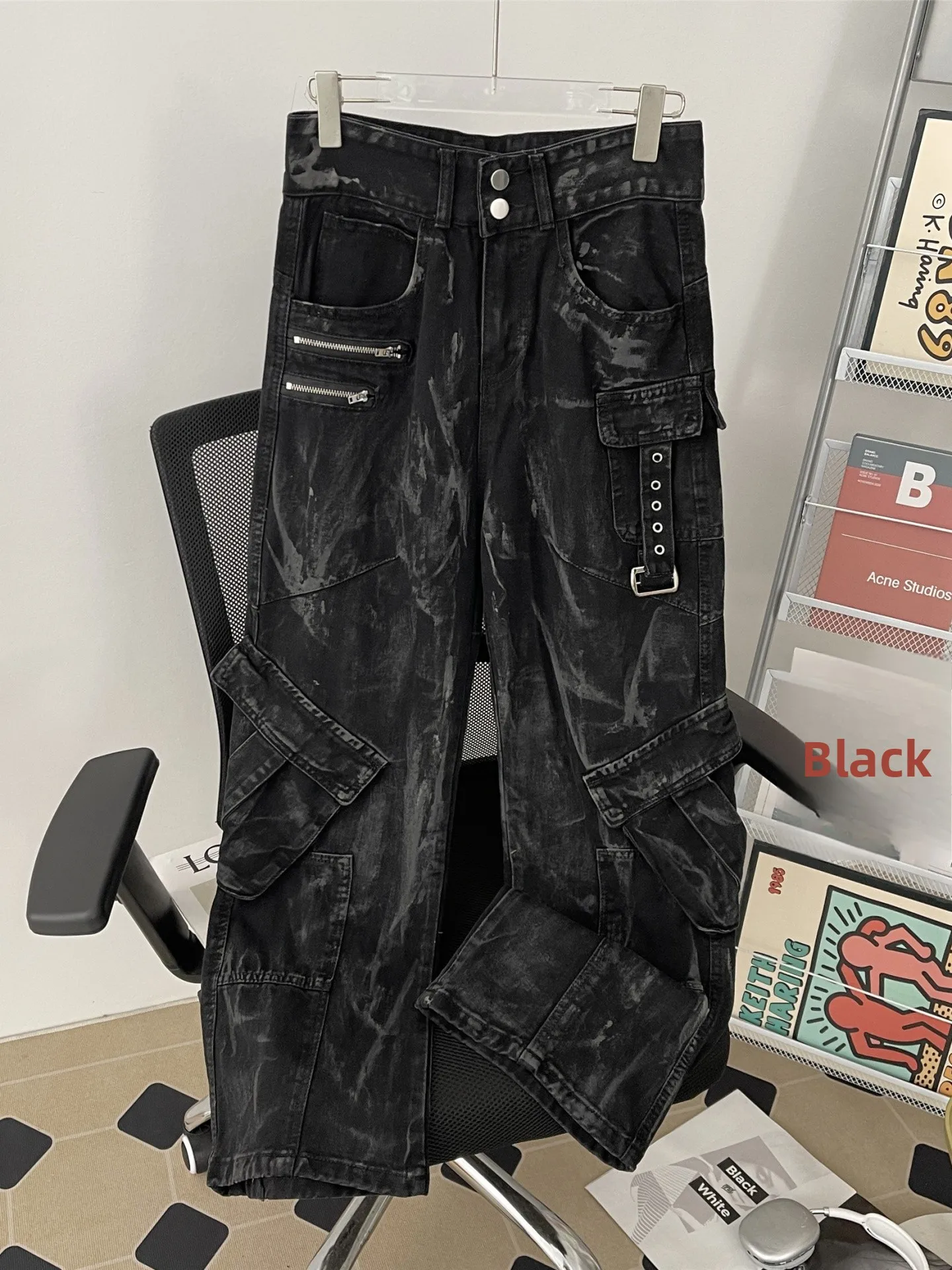 American Style Heavyweight Deconstructed Wide Leg Men's Jeans Design Sensation Small Audience Rustic Punk Workwear Multi Pock...
American Style Heavyweight Deconstructed Wide Leg Men's Jeans Design Sensation Small Audience Rustic Punk Workwear Multi Pock...