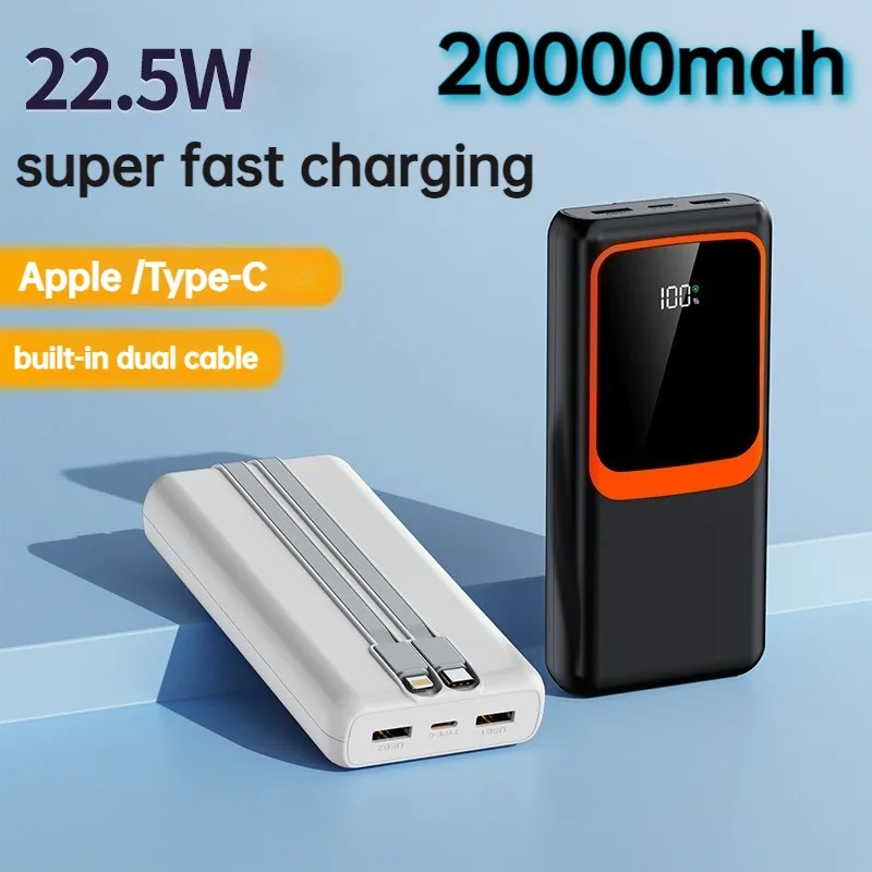 20000mAh Power Bank External Large Battery Capacity PD 22.5W Fast Charging Portable Charger for Samsung IPhone Xiaomi
20000mAh Power Bank External Large Battery Capacity PD 22.5W Fast Charging Portable Charger for Samsung IPhone Xiaomi